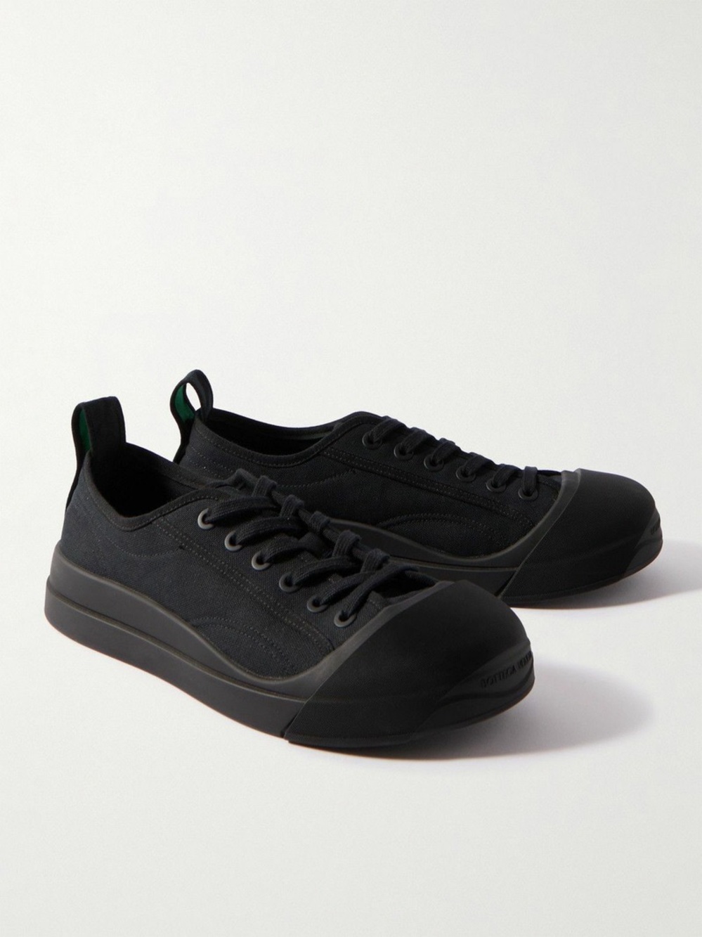 Bottega Veneta Vulcan Black Canvas Sneakers EU 41